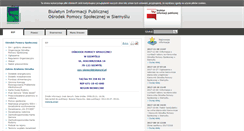 Desktop Screenshot of bipops.siemysl.pl