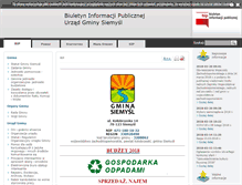 Tablet Screenshot of bip.siemysl.pl